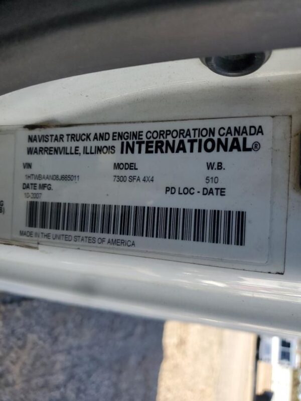 2008 International 7000 7300 7.6L for sale - Image 9